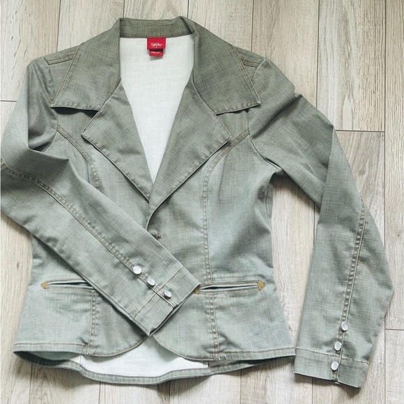 ‼️SOLD‼️Mossimo Denim jacket Grey Medium - Picture 1 of 10